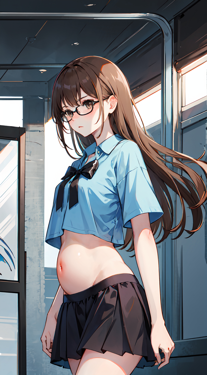 妊娠したの高校の優等生~-pixiv插画-作品交流服务