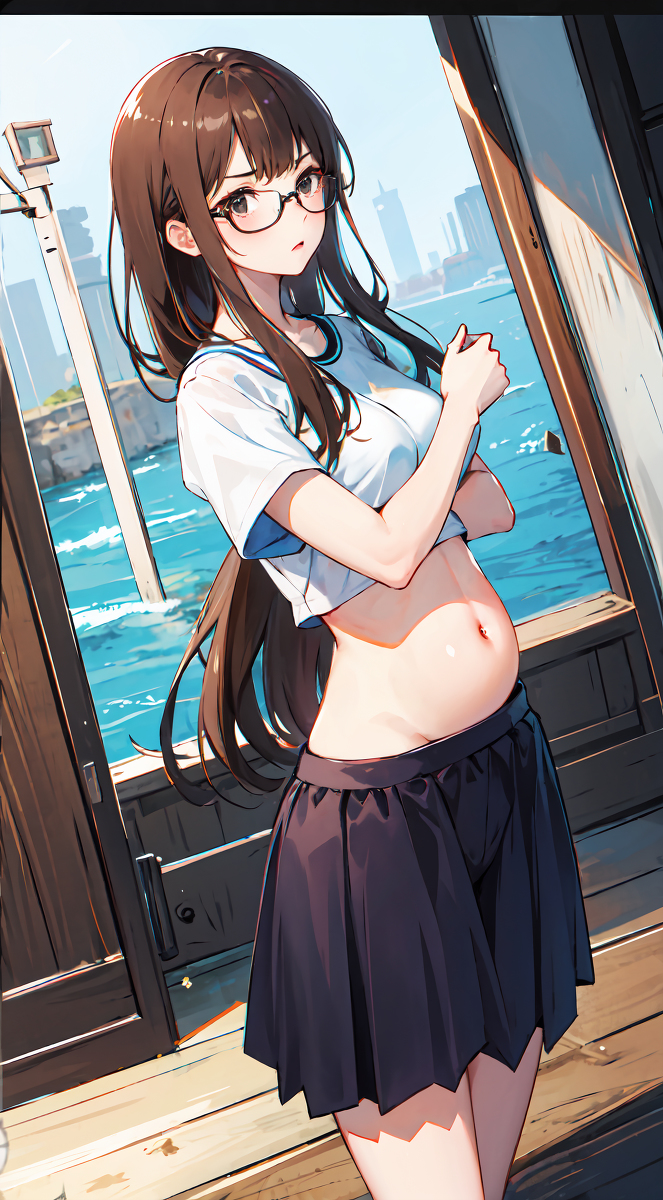 妊娠したの高校の優等生~-pixiv插画-作品交流服务