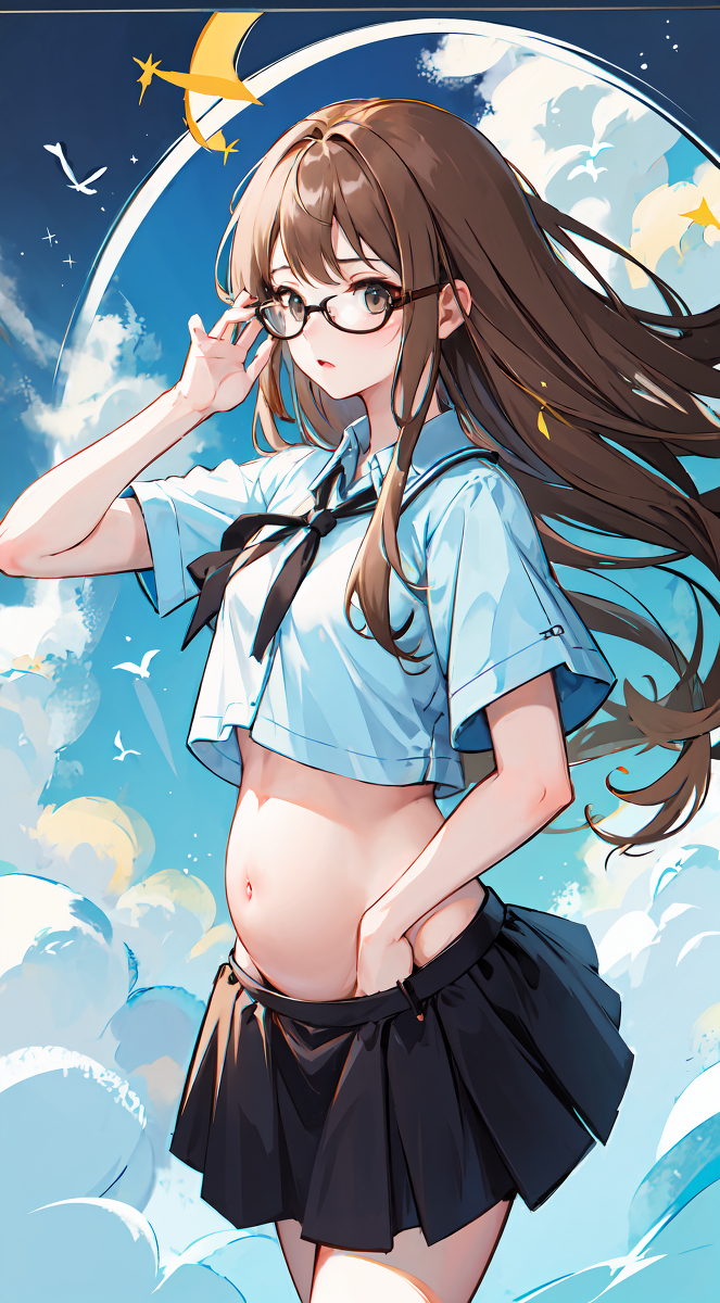 图片[5]-妊娠したの高校の優等生~-pixiv插画-作品交流服务