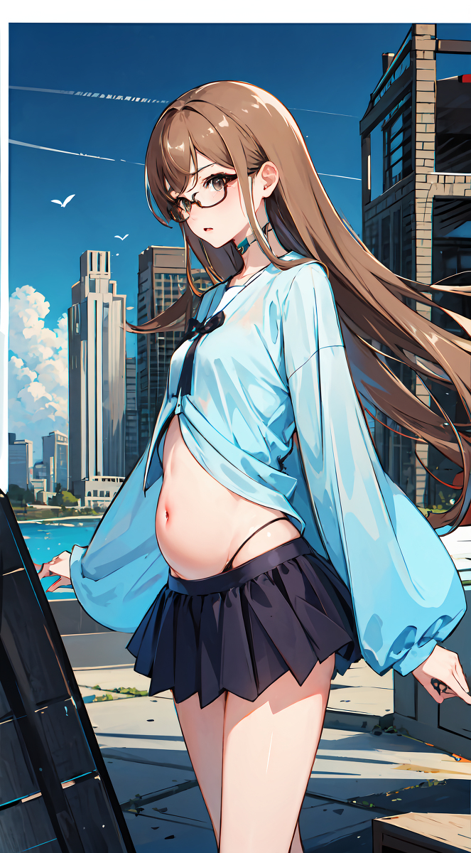 图片[8]-妊娠したの高校の優等生~-pixiv插画-作品交流服务