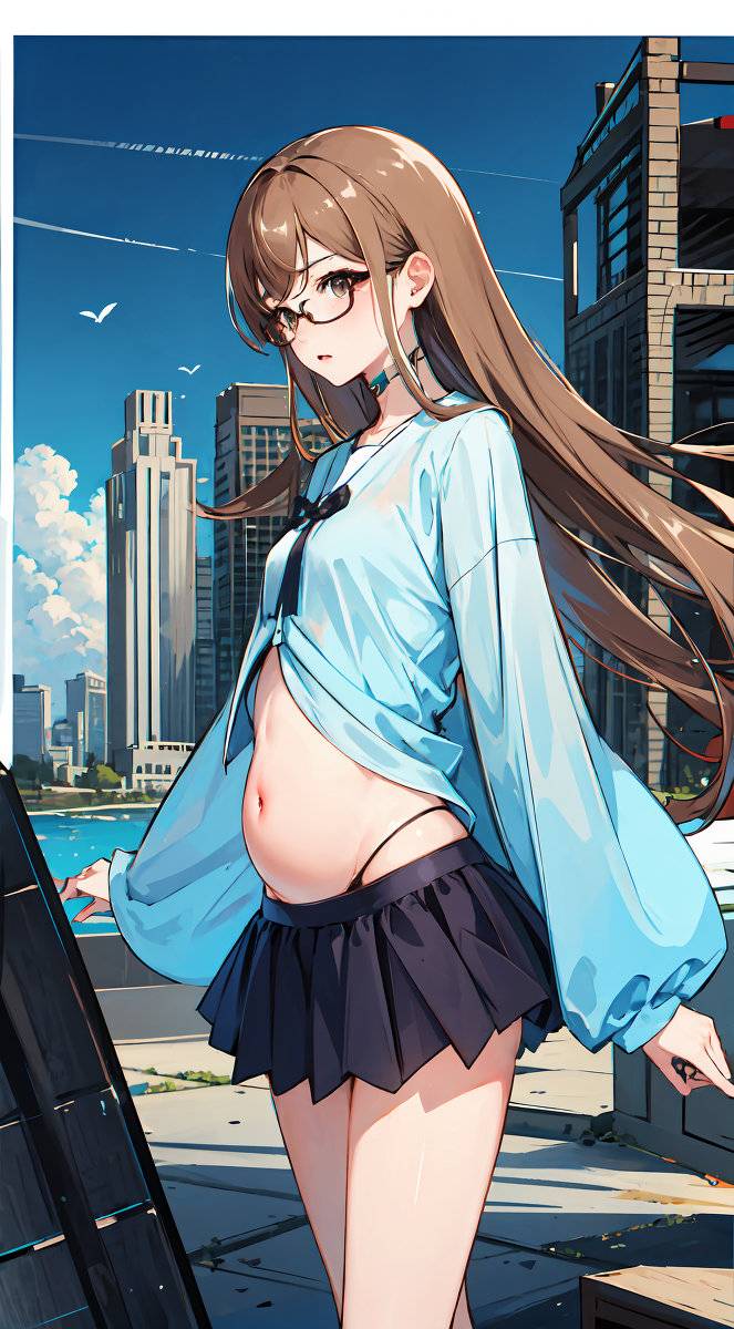 图片[8]-妊娠したの高校の優等生~-pixiv插画-作品交流服务