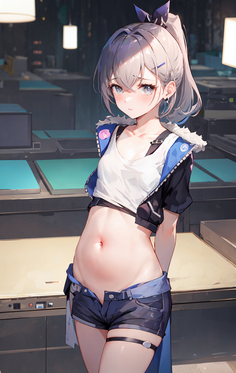 【妊娠反応付】妊娠1か月の銀狼ちゃん-pixiv插画-作品交流服务