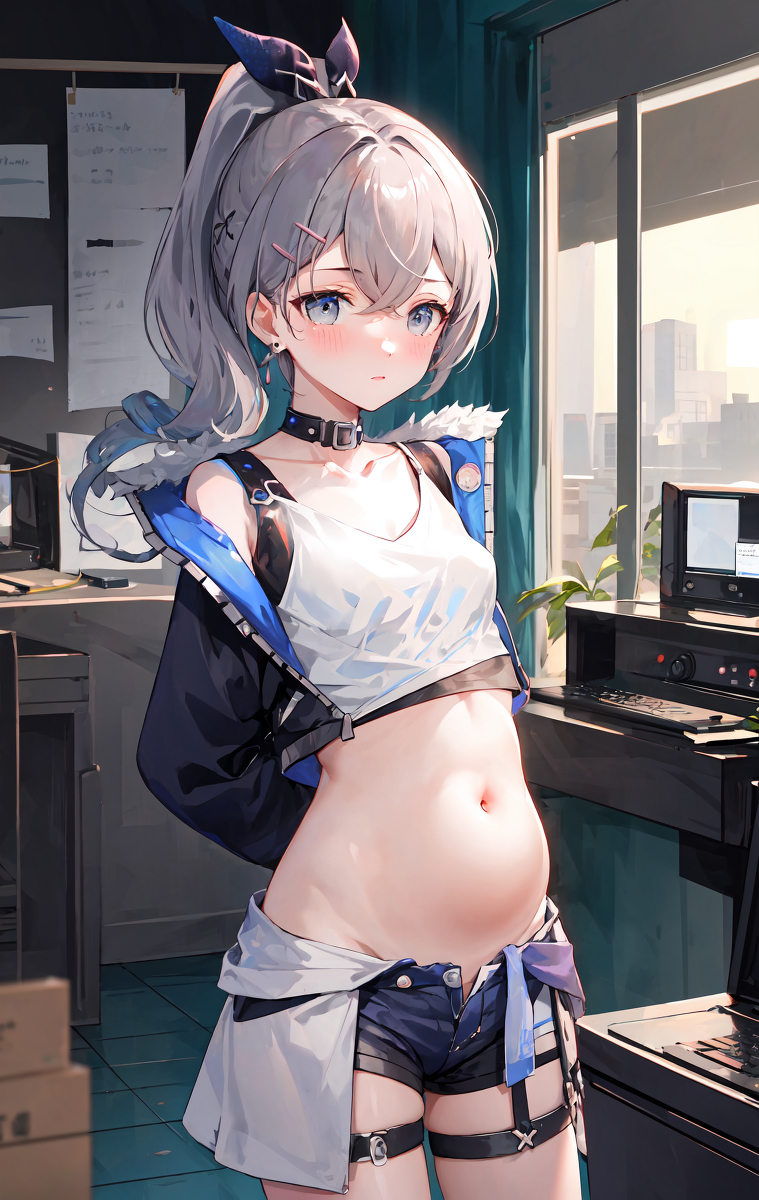 妊娠初期の銀狼ちゃん-pixiv插画-作品交流服务