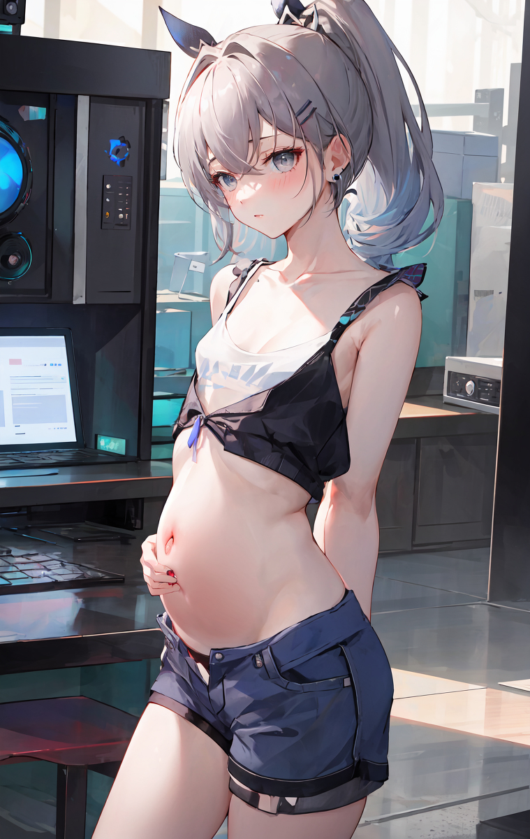 图片[6]-妊娠初期の銀狼ちゃん-pixiv插画-作品交流服务