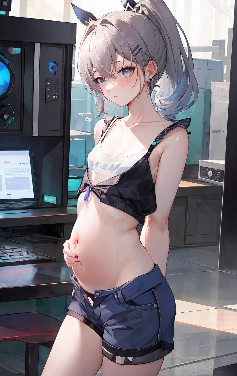 图片[6]-妊娠初期の銀狼ちゃん-pixiv插画-作品交流服务