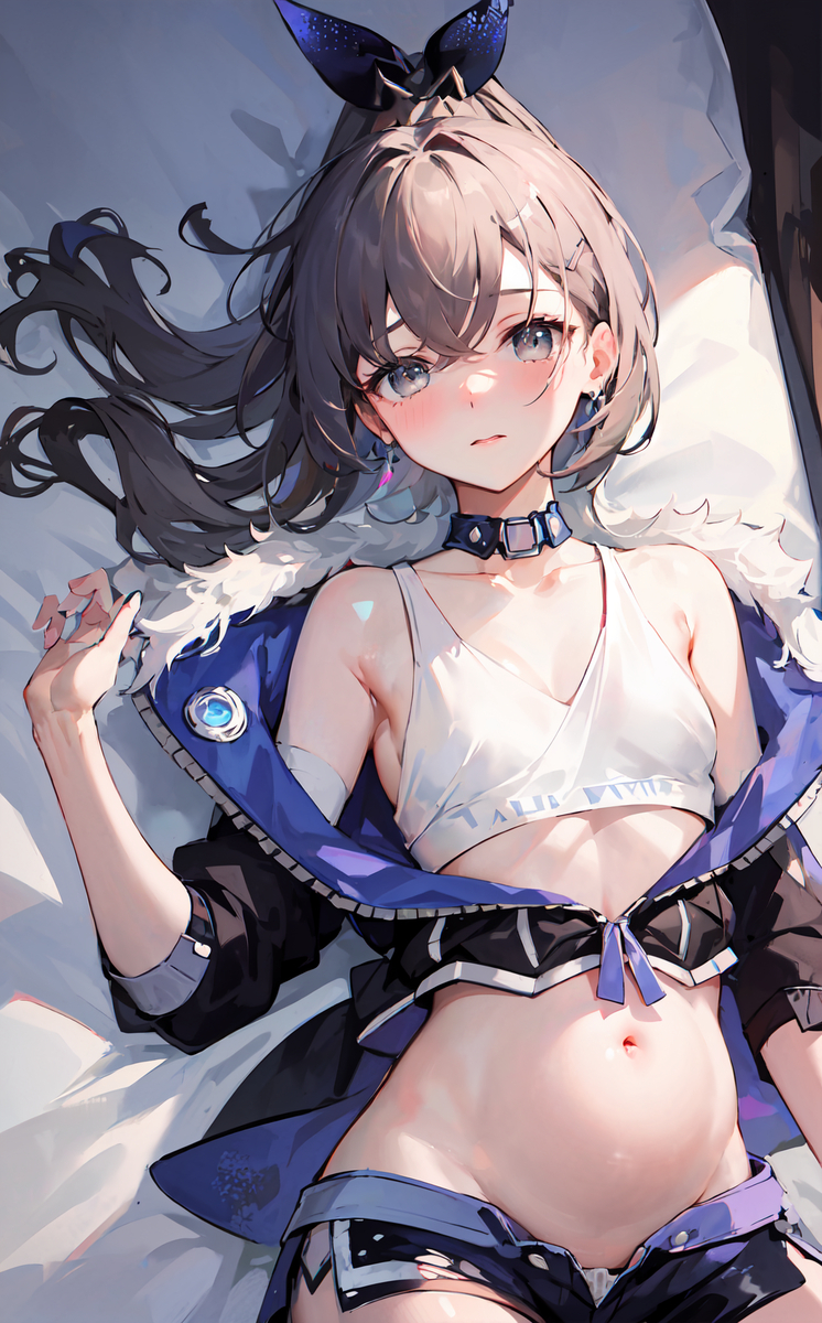 いつも眠いの妊婦銀狼-pixiv插画-作品交流服务