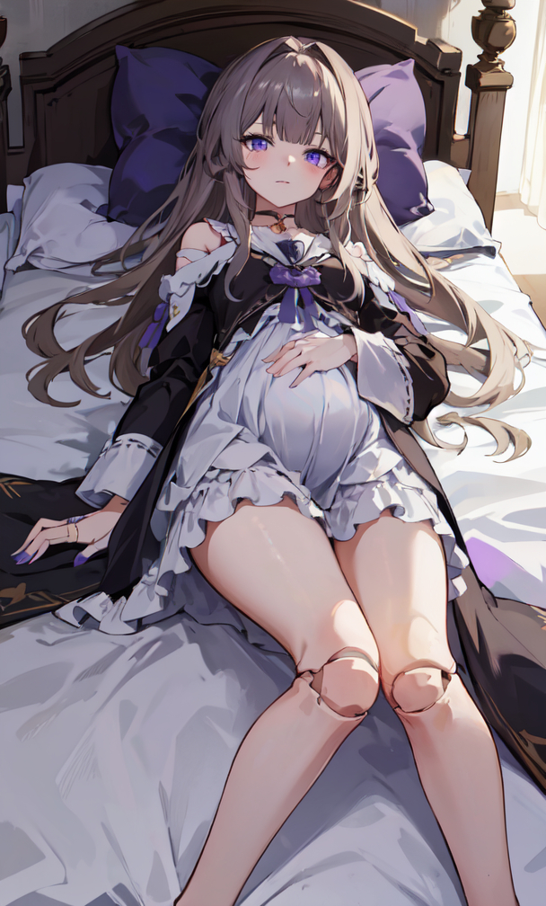 妊娠人形ヘルタの寝る~-pixiv插画-作品交流服务