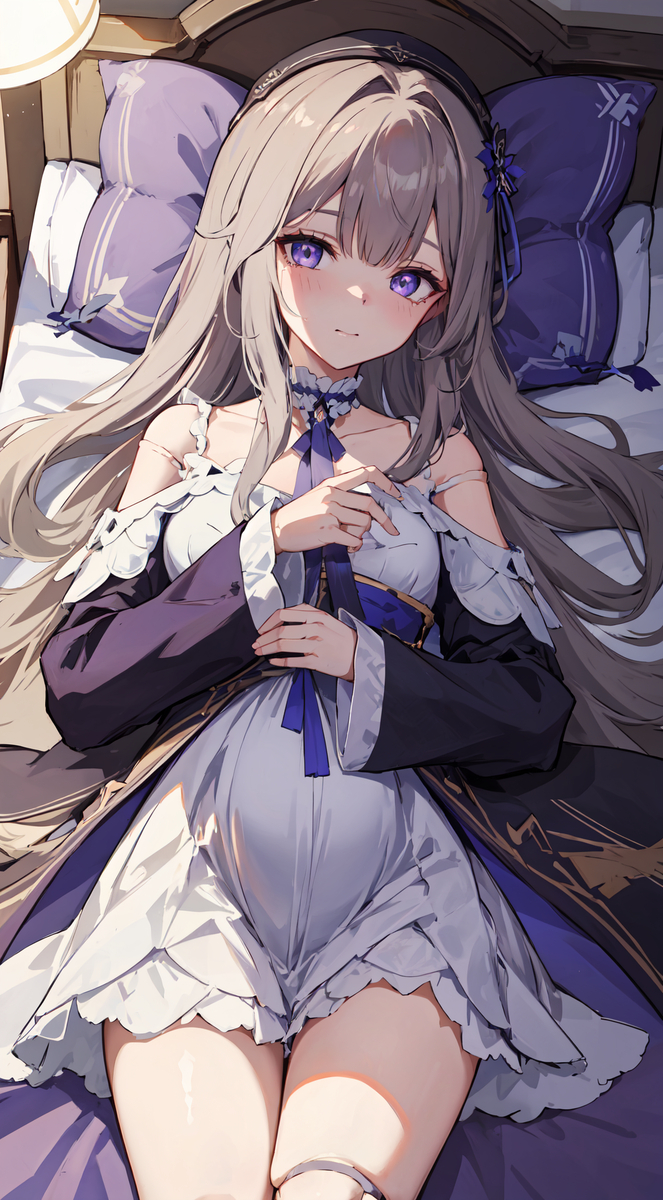 妊娠人形ヘルタの寝る~-pixiv插画-作品交流服务