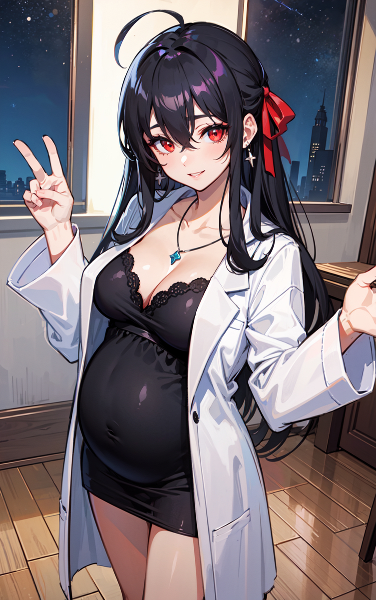 【妊婦JKの自撮】-pixiv插画-作品交流服务