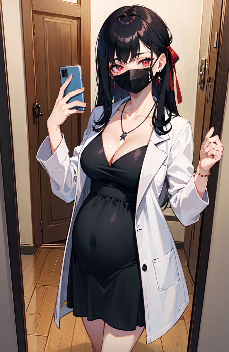 【妊婦JKの自撮】-pixiv插画-作品交流服务