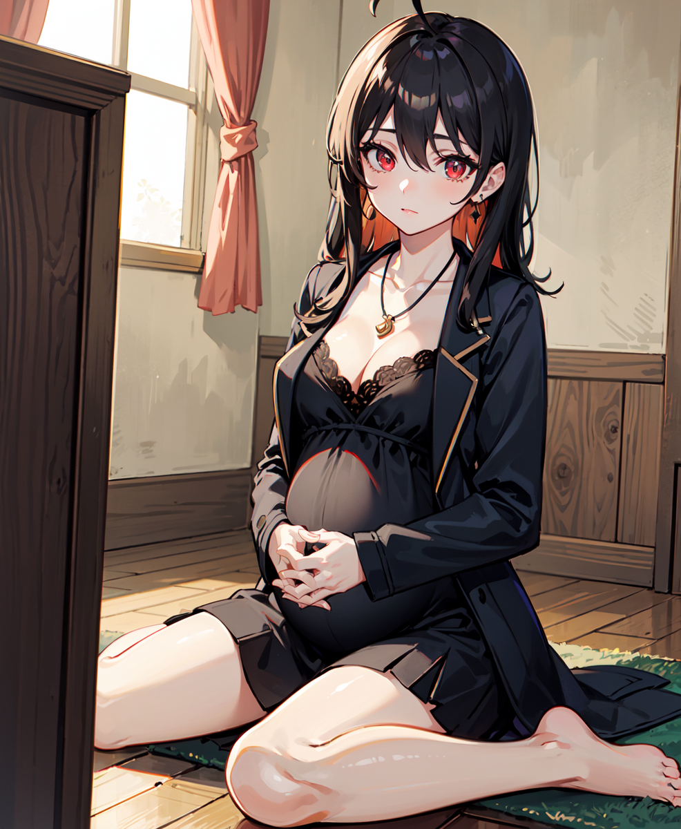 图片[5]-【妊婦JKの自撮】-pixiv插画-作品交流服务