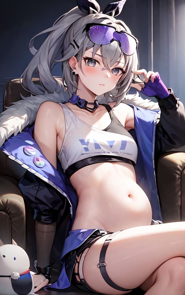 妊娠したの銀狼ちゃん#5-pixiv插画-作品交流服务