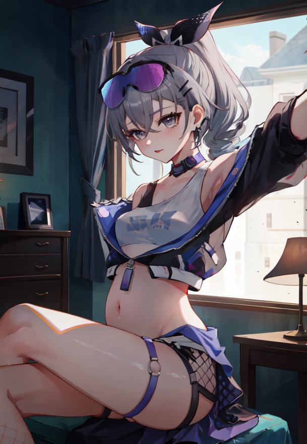 图片[5]-妊婦銀狼の自撮り-pixiv插画-作品交流服务