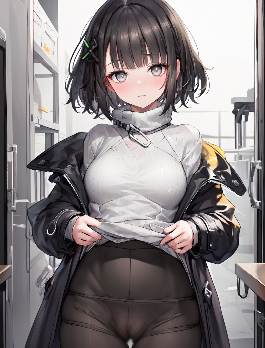 服をめくる/掀起衣服-pixiv插画-作品交流服务