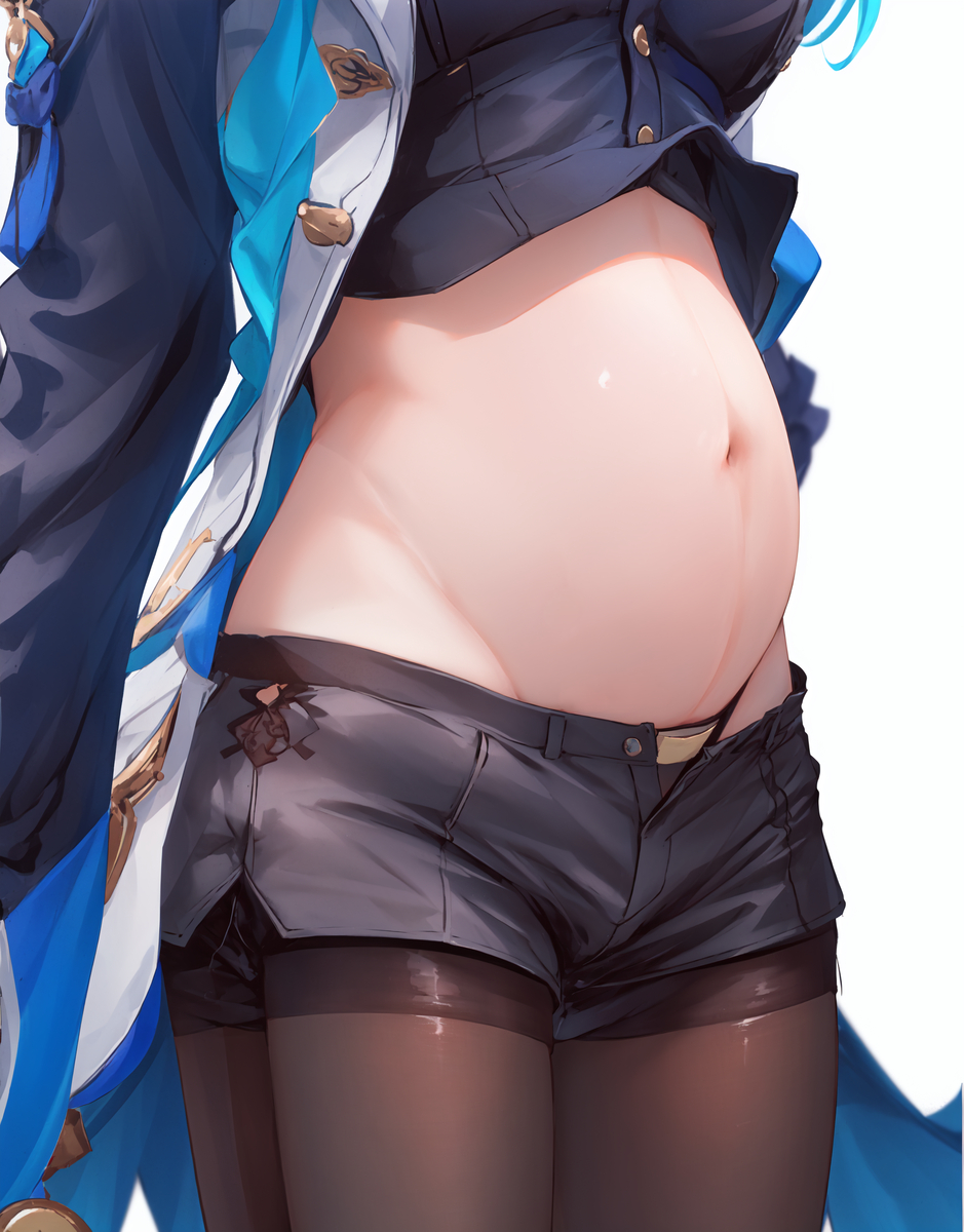 ART-フリーナ|腹部クローズアップ-pixiv插画-作品交流服务