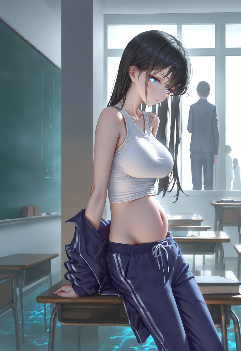 高校|教室|彼女|妊娠|透け-pixiv插画-作品交流服务