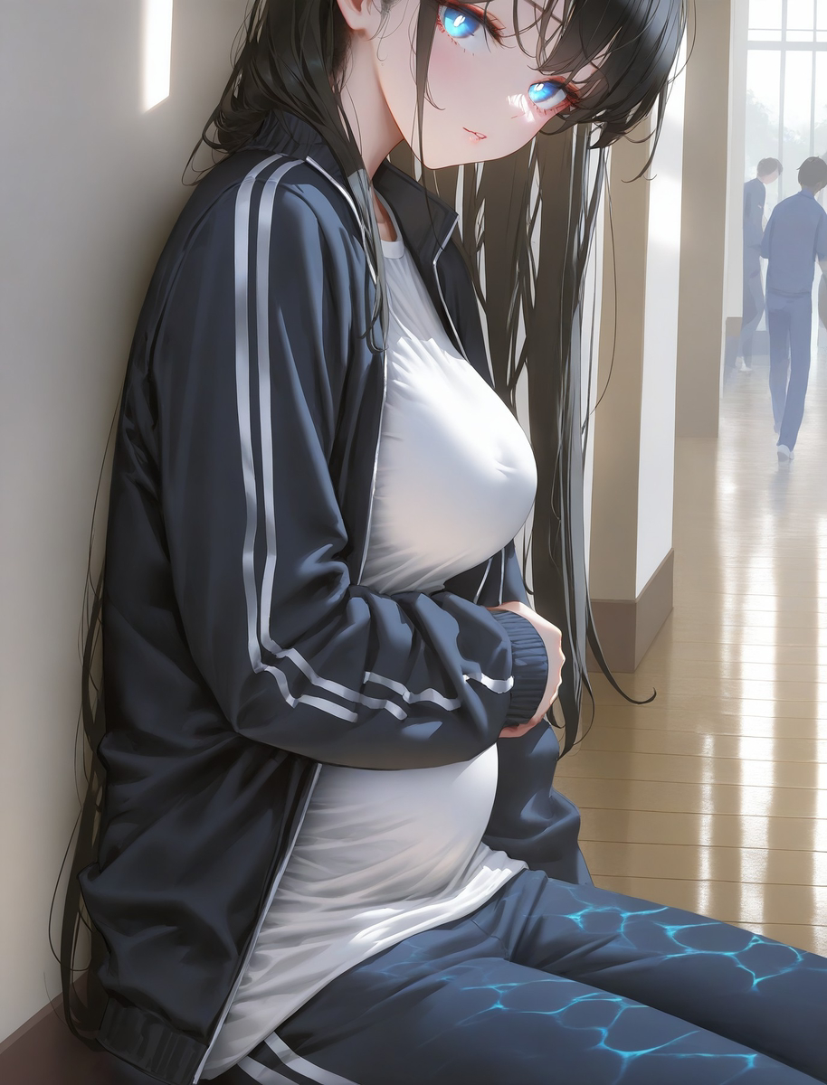 图片[5]-高校|教室|彼女|妊娠|透け-pixiv插画-作品交流服务