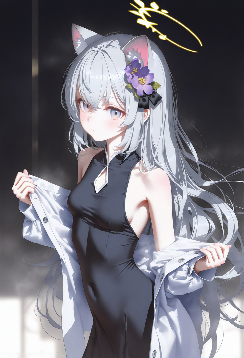 アズサ|猫耳付-pixiv插画-作品交流服务