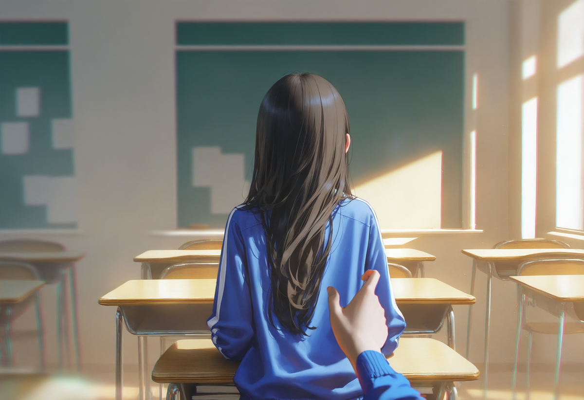 教室と彼女 #1-pixiv插画-作品交流服务