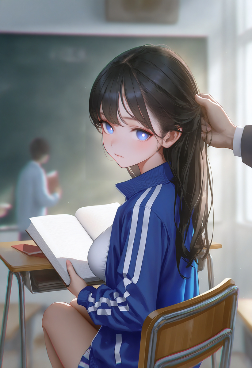 图片[5]-教室と彼女 #1-pixiv插画-作品交流服务