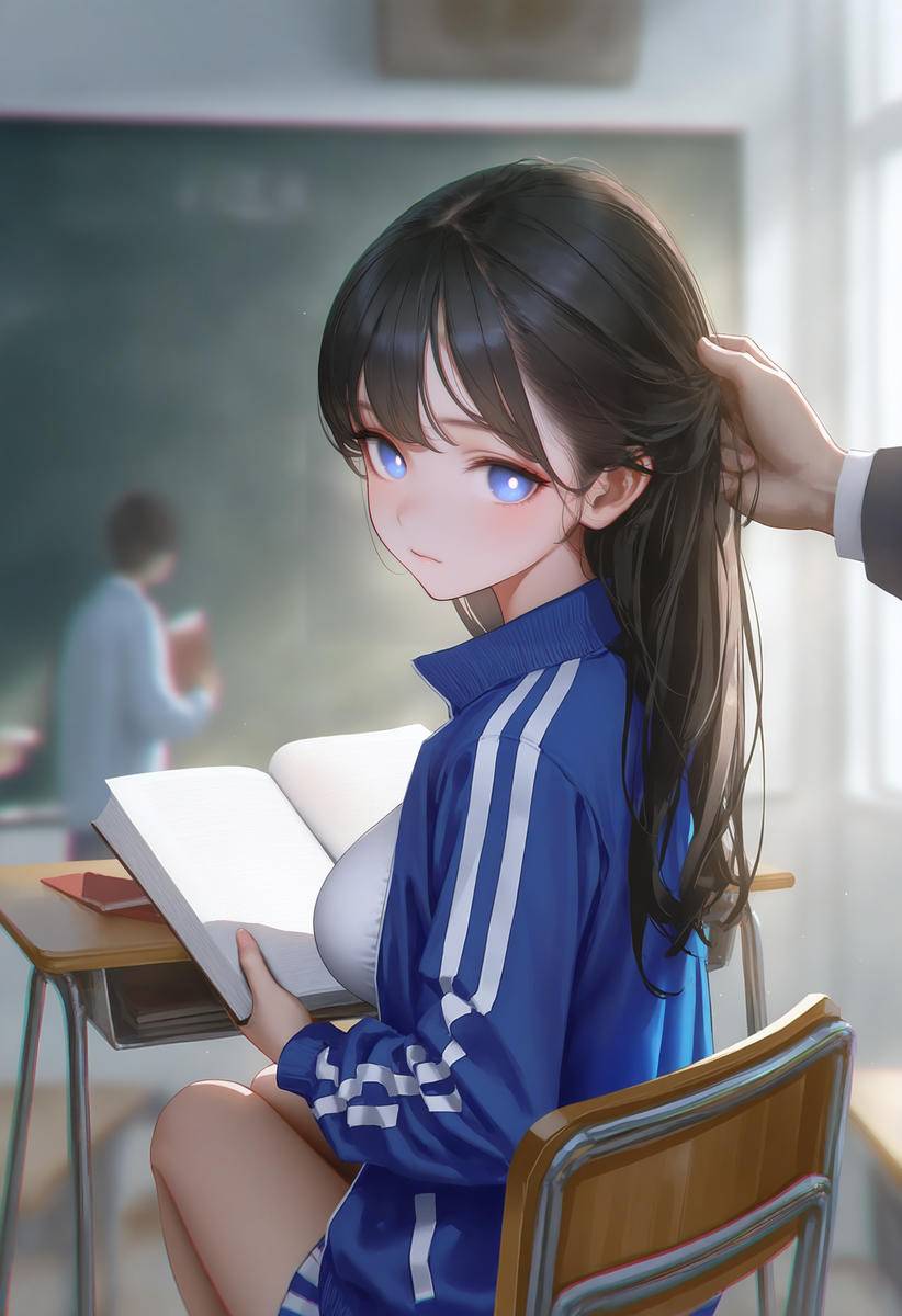 图片[5]-教室と彼女 #1-pixiv插画-作品交流服务