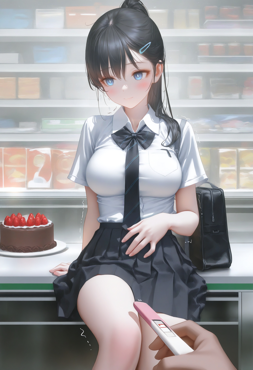 放課後の妊婦女子高生と買ったもの-pixiv插画-作品交流服务