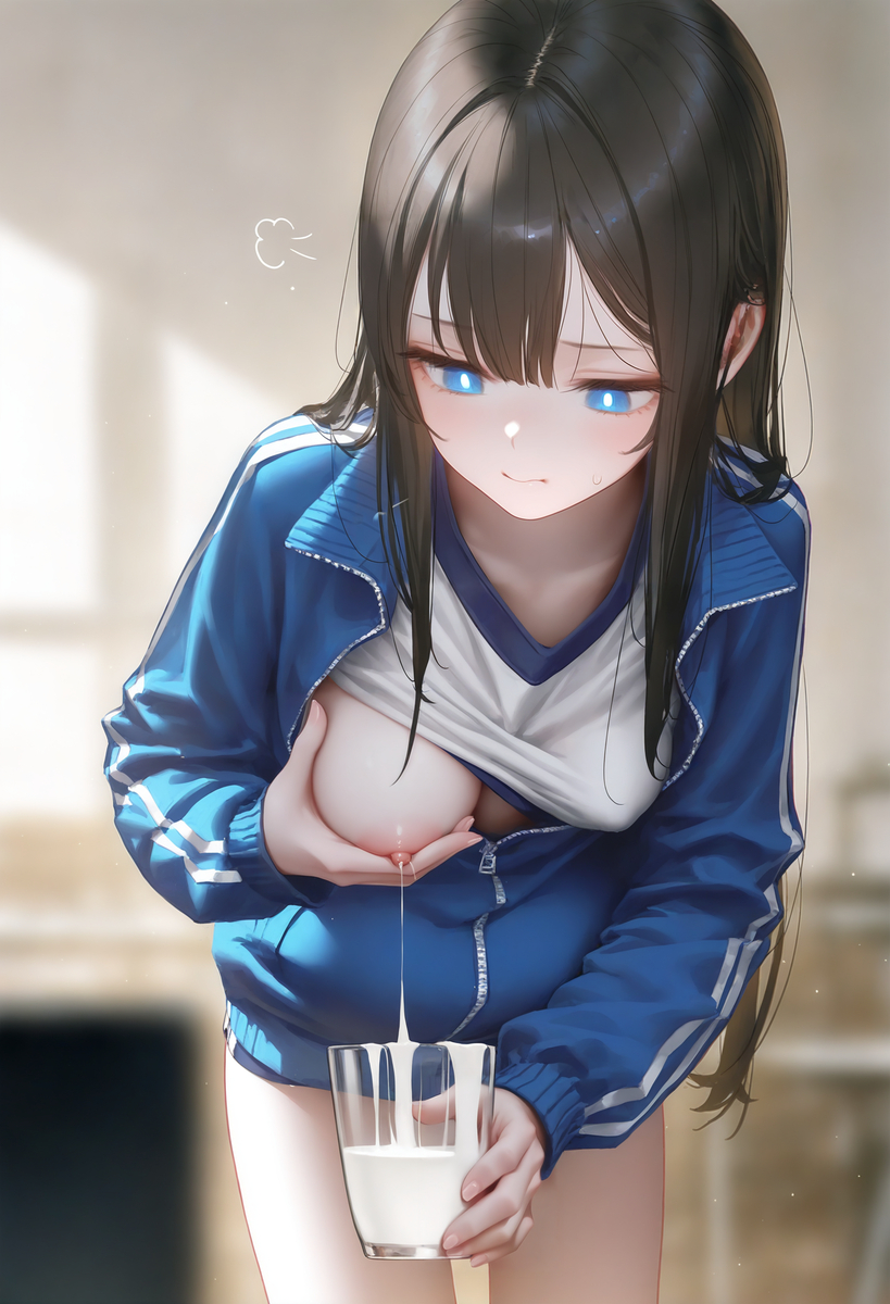 「女子高生と仕方ない授乳期」女子高生與無可奈何的泌乳期-pixiv插画-作品交流服务