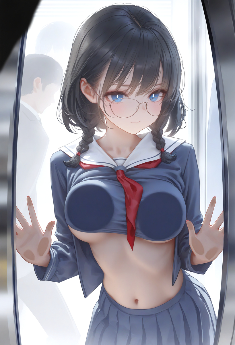 「満員電車」|真拥挤呀-pixiv插画-作品交流服务