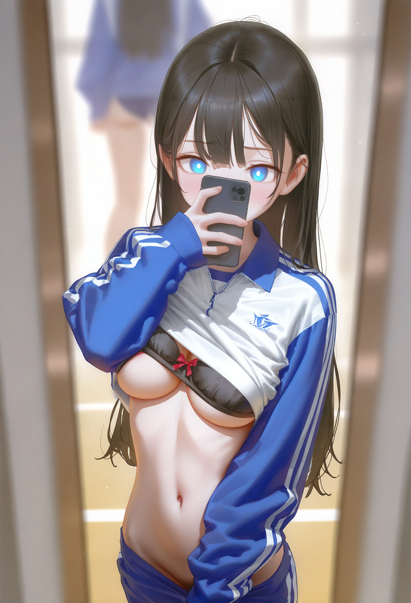 女子高生の簡単な自撮り#2-pixiv插画-作品交流服务