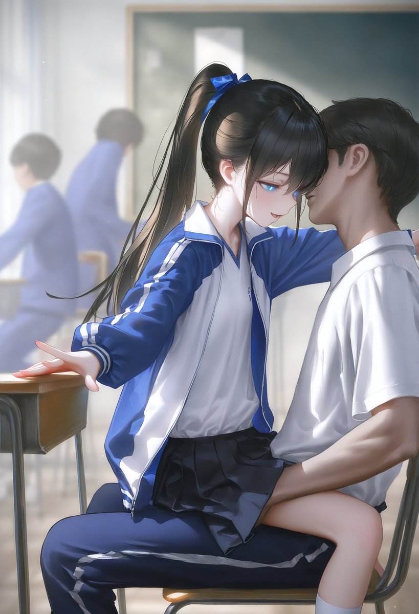 「休み時間の戯れ」-pixiv插画-作品交流服务