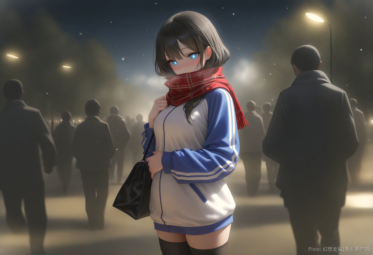 「冬の中の彼女」-pixiv插画-作品交流服务