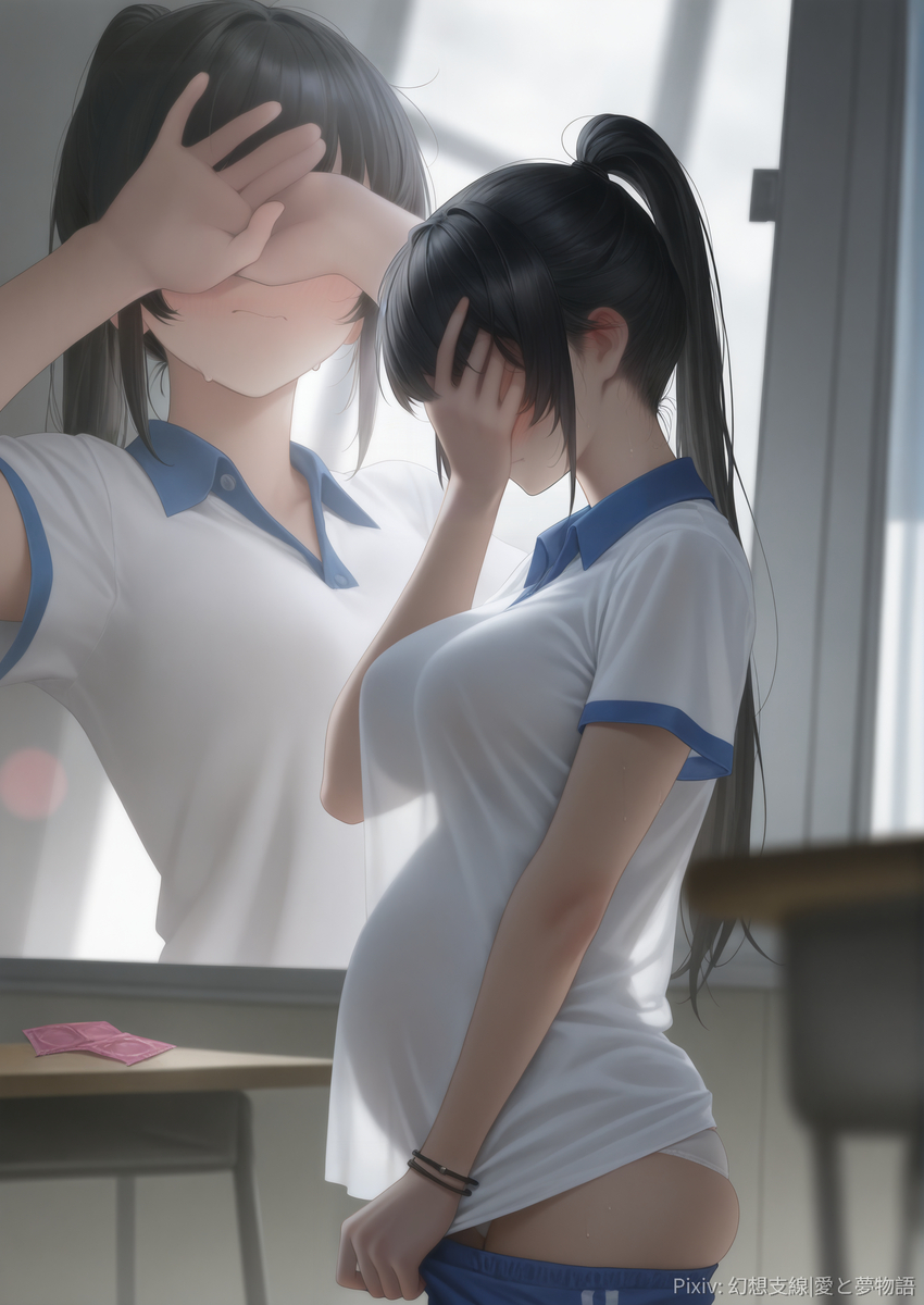 图片[19]-妊娠付|「顔を覆う」“掩面”-pixiv插画-作品交流服务