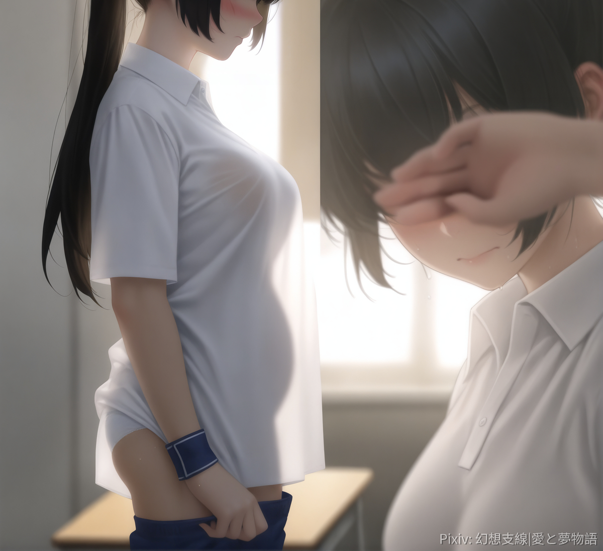 图片[20]-妊娠付|「顔を覆う」“掩面”-pixiv插画-作品交流服务