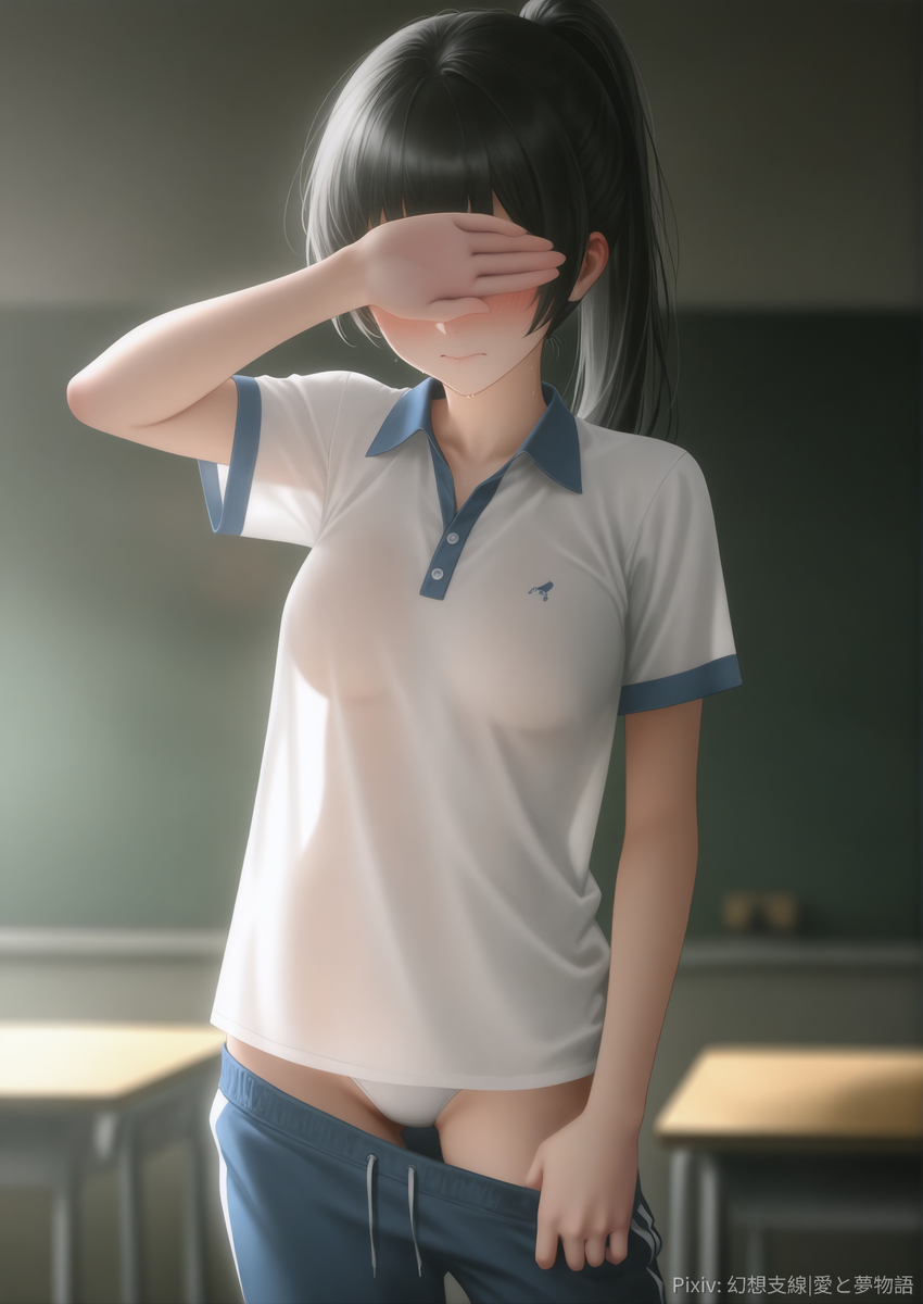 妊娠付|「顔を覆う」“掩面”-pixiv插画-作品交流服务