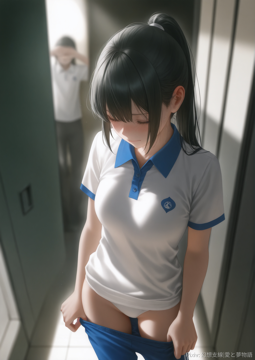 图片[6]-妊娠付|「顔を覆う」“掩面”-pixiv插画-作品交流服务
