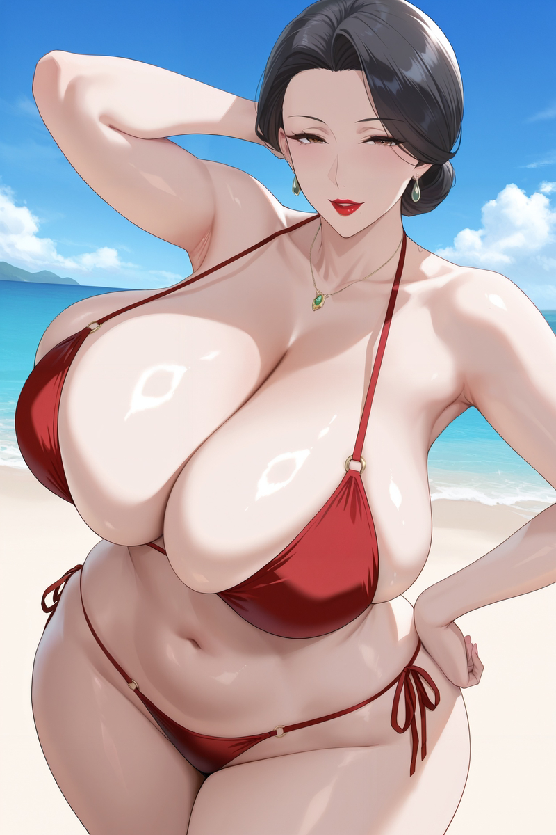 高夫人 比基尼-pixiv插画-作品交流服务