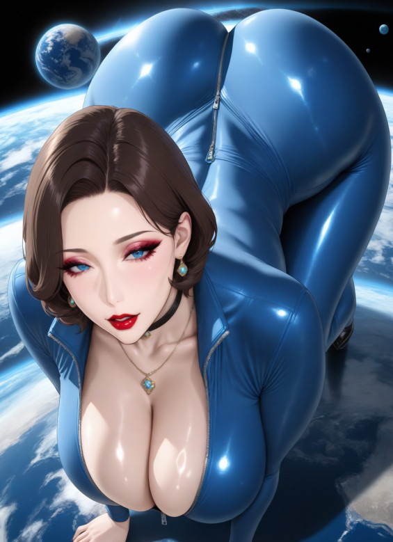 短发紧身衣御姐-pixiv插画-作品交流服务