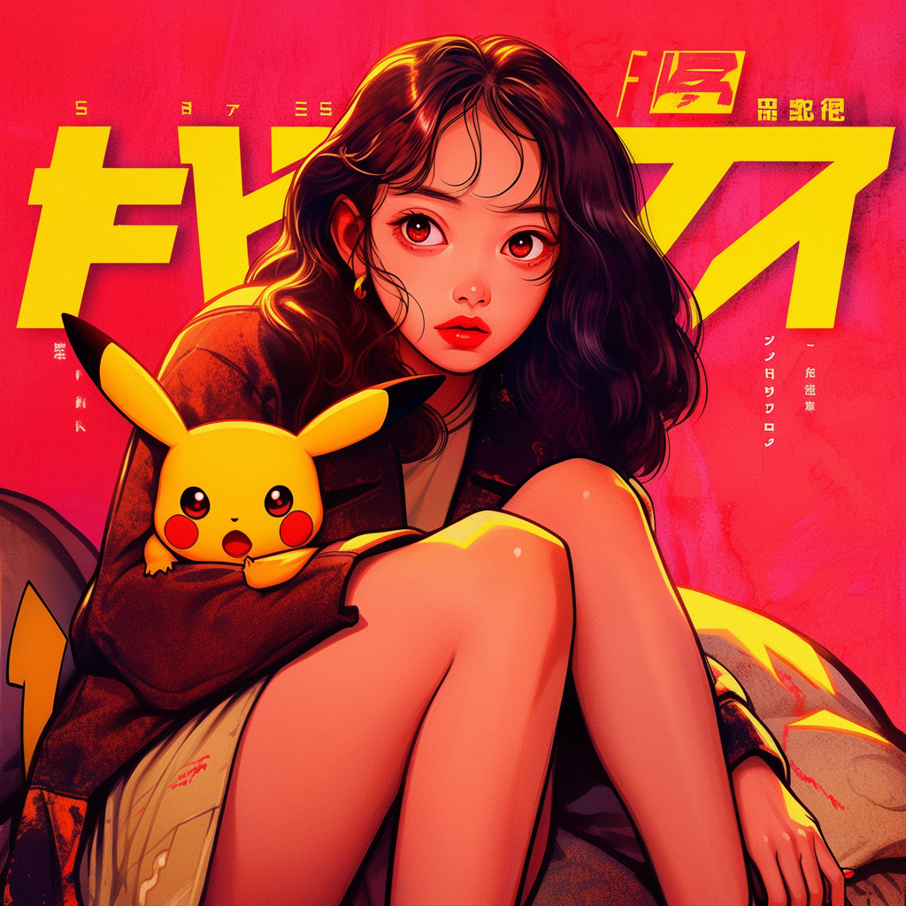 Girl and pikachu-pixiv插画-作品交流服务