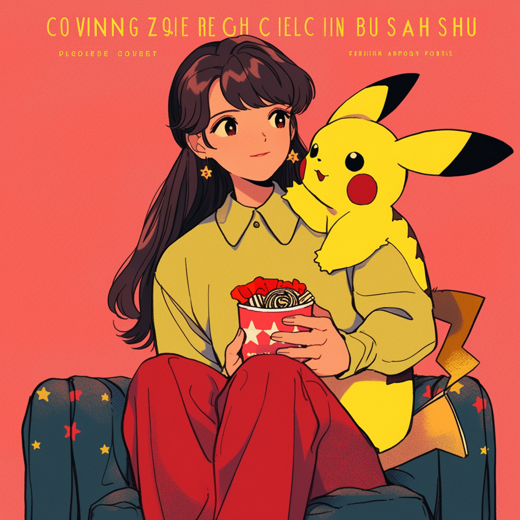 Girl and pikachu-pixiv插画-作品交流服务
