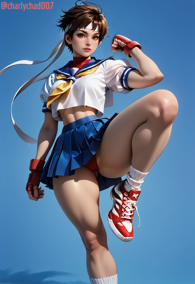 Sakura Kasugano-pixiv插画-作品交流服务