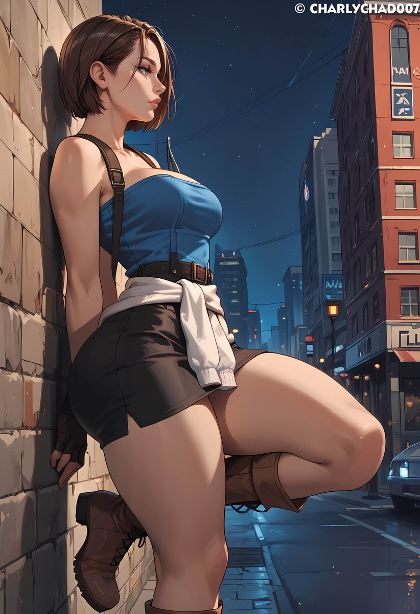 Jill Valentine-pixiv插画-作品交流服务