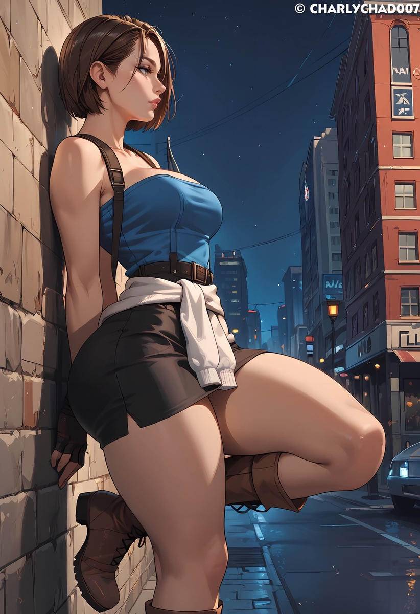 Jill Valentine-pixiv插画-作品交流服务