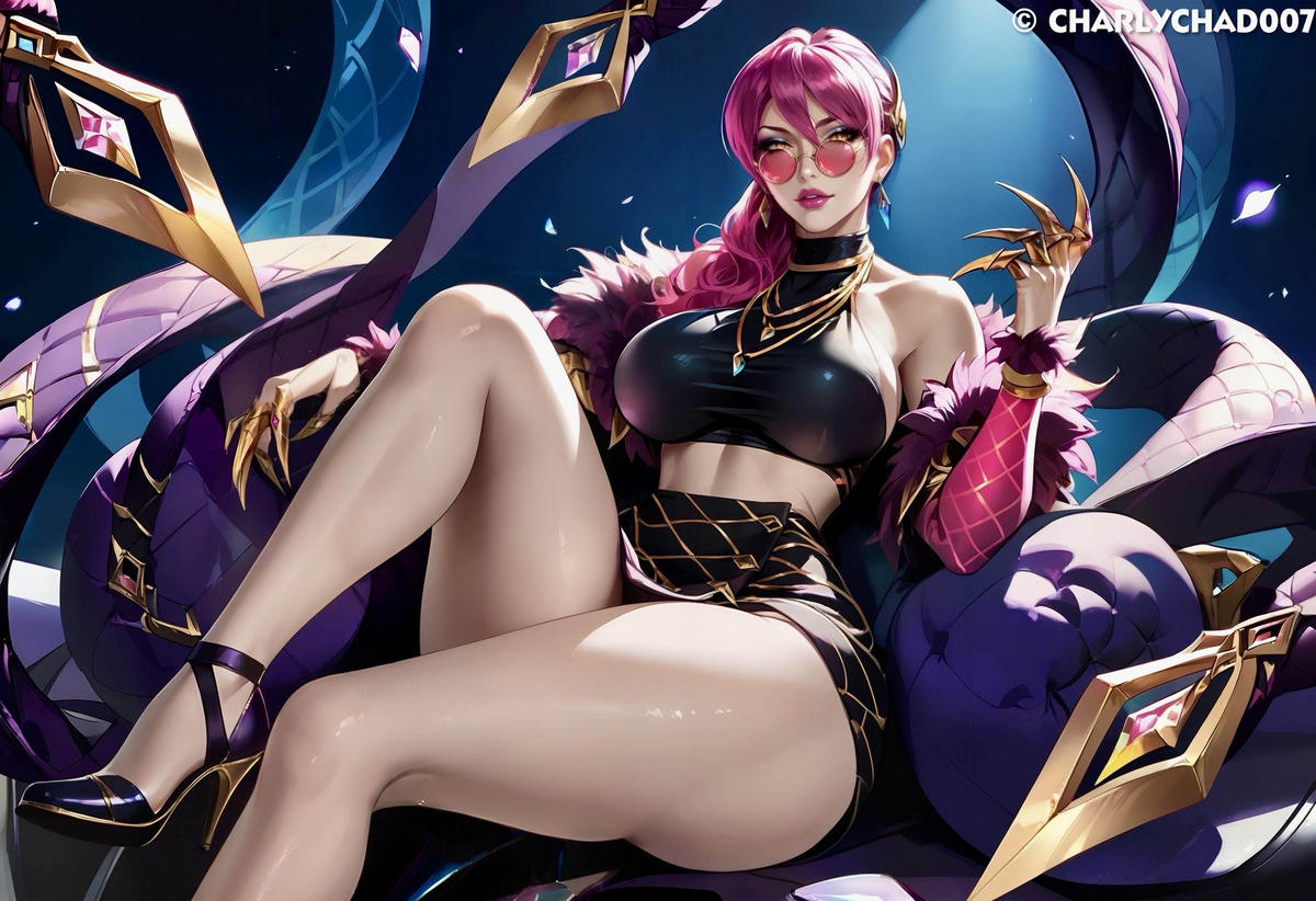 Evelynn-pixiv插画-作品交流服务