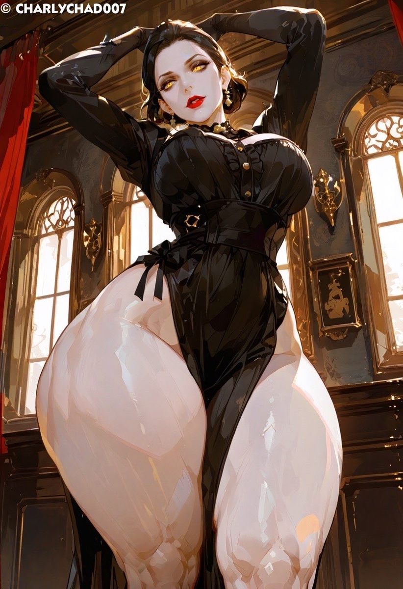 Lady Dimitrescu-pixiv插画-作品交流服务