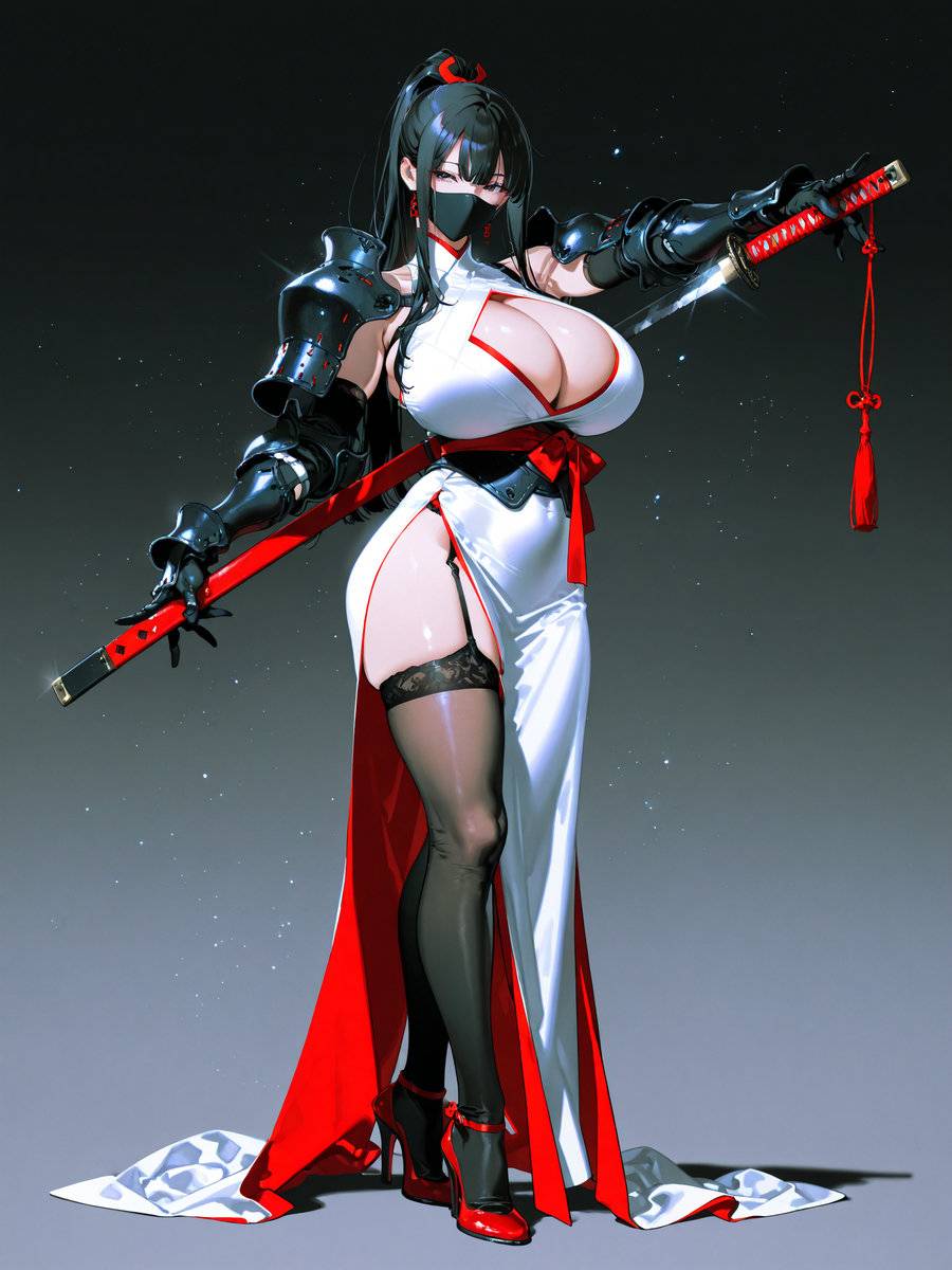 图片[1]-Female Ninja-pixiv插画-作品交流服务