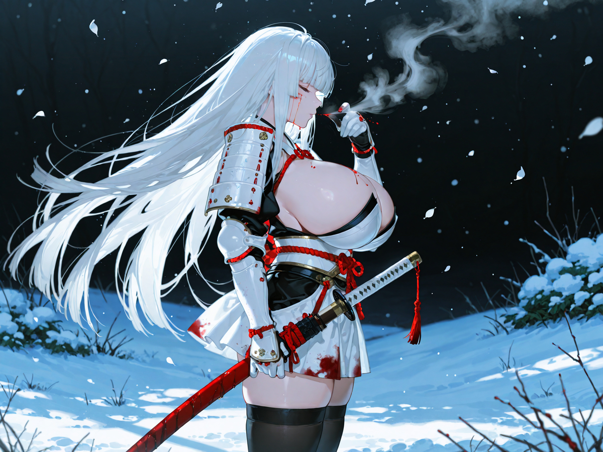 Female Samurai-pixiv插画-作品交流服务