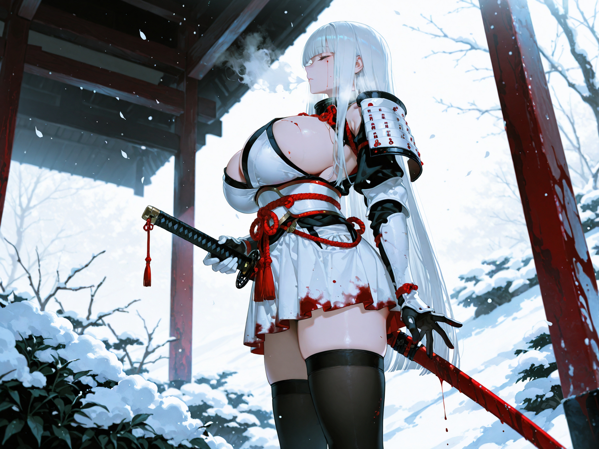 Female Samurai-pixiv插画-作品交流服务