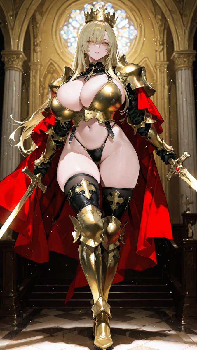 Female Knight2.0-pixiv插画-作品交流服务