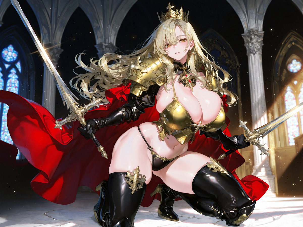 Female Knight2.0-pixiv插画-作品交流服务