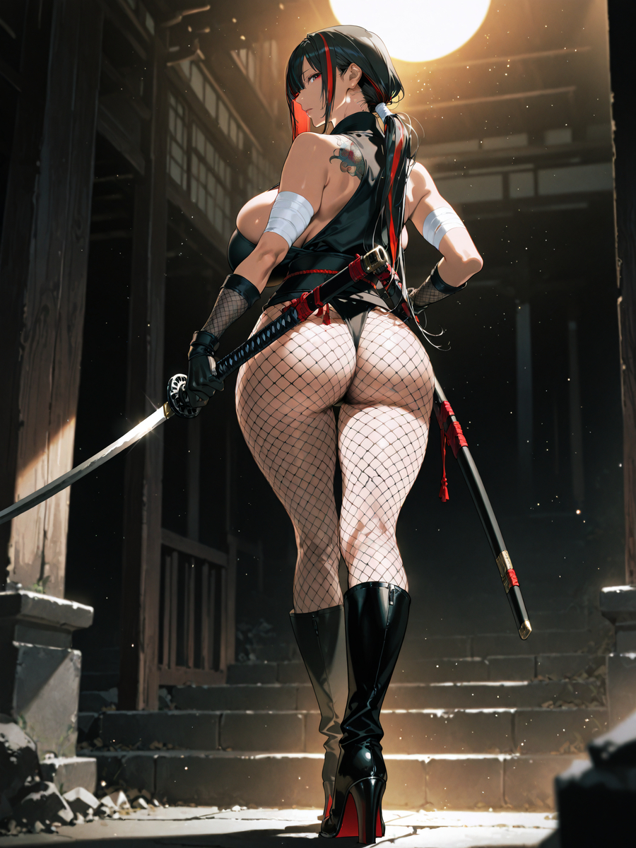 Female Ninja2.0-pixiv插画-作品交流服务